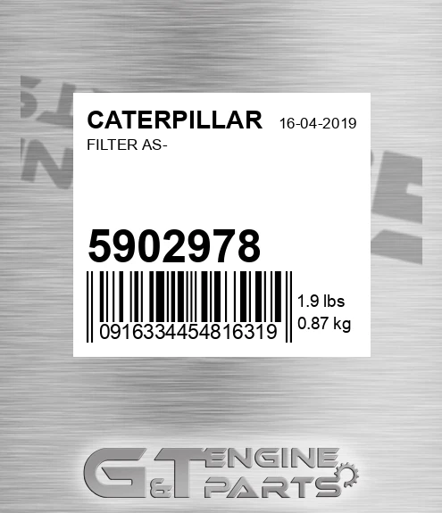 5902978 Filter As- for CATERPILLAR