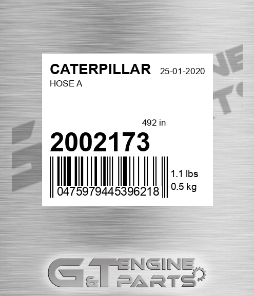 2002173 Hose A