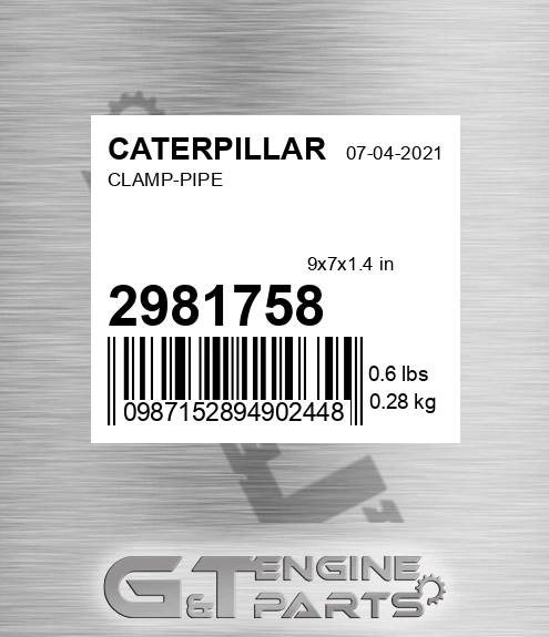 298-1758 Clamp-pipe