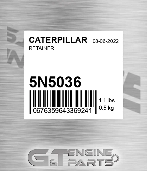 5N5036 Retainer