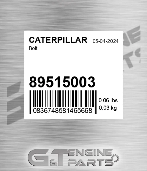 89515003 Bolt