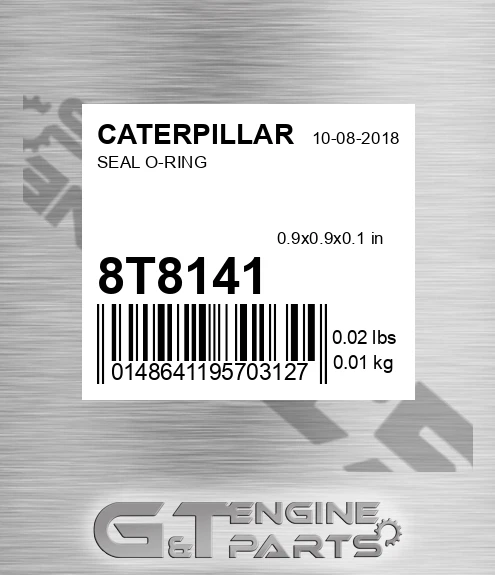 8T-8141 Seal O-ring for CATERPILLAR