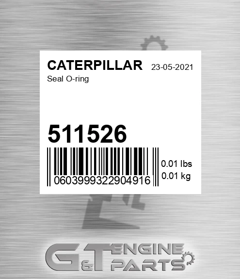 511526 Seal O-ring