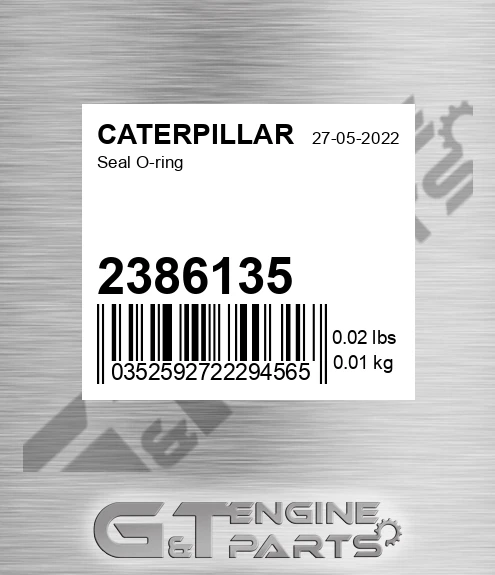 2386135 Seal O-ring