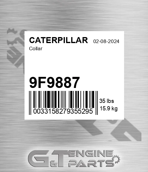 9F9887 Collar for CATERPILLAR