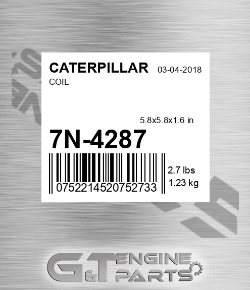 7N-4287 Coil for CATERPILLAR