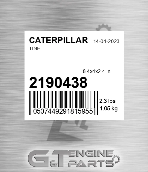 2190438 Tine for CATERPILLAR