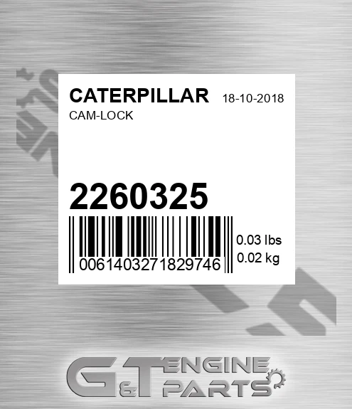 2260325 Cam-lock