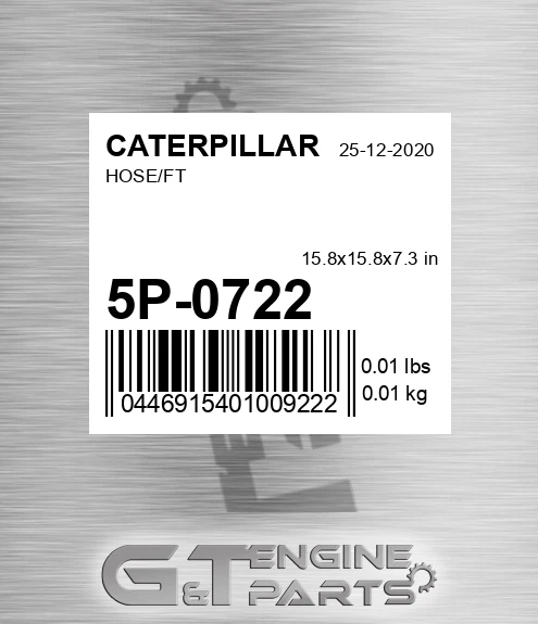 5P-0722 Hose/ft for CATERPILLAR