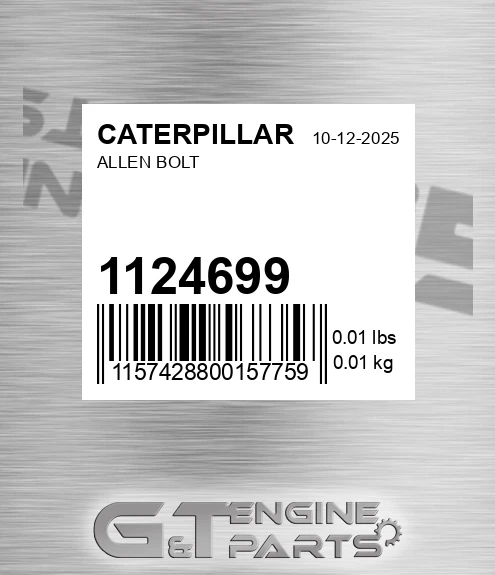 112-4699 Allen Bolt for CATERPILLAR
