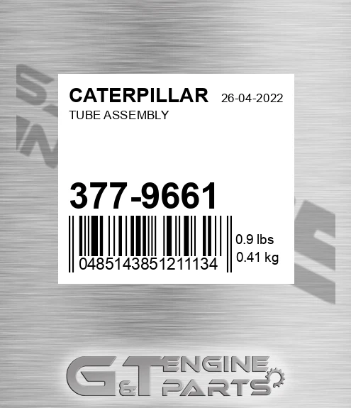 377-9661 Tube Assembly