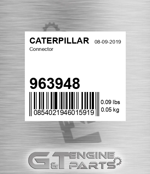 963948 Connector for CATERPILLAR