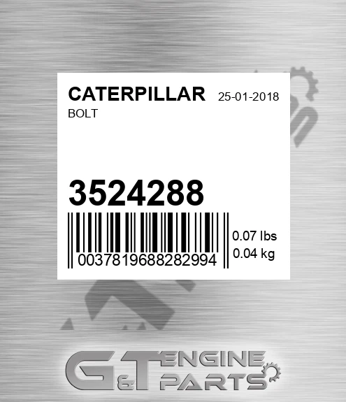 352-4288 Bolt for CATERPILLAR