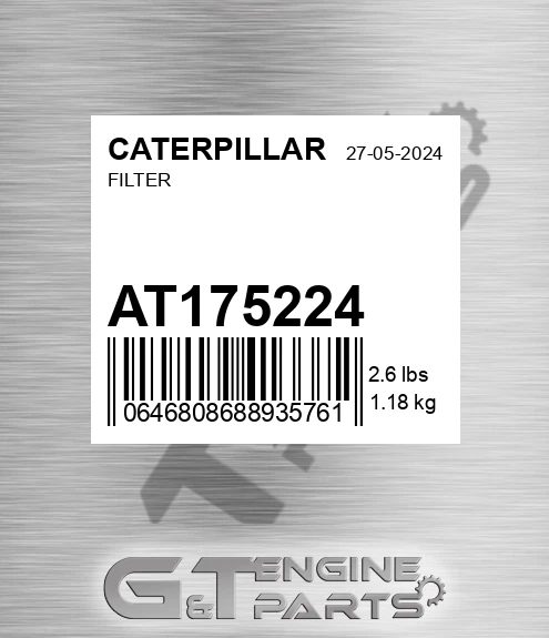 AT175224 Filter for CATERPILLAR