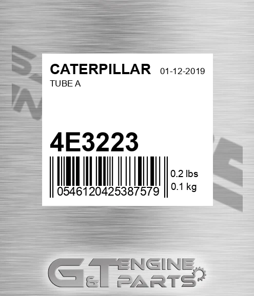 4E3223 Tube A for CATERPILLAR