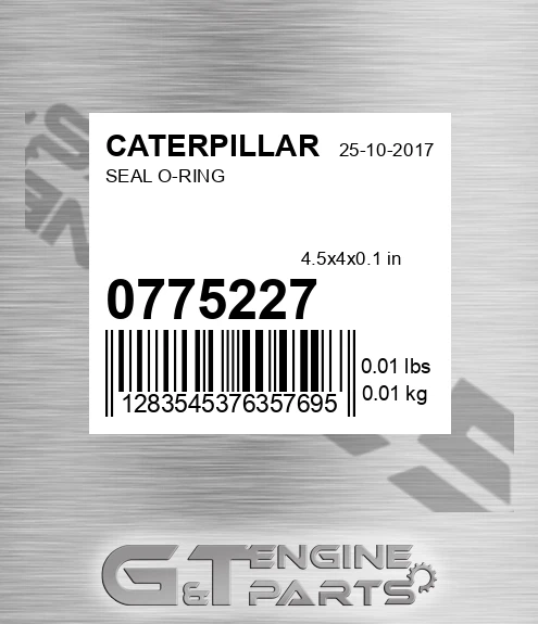 077-5227 Seal O-ring for CATERPILLAR