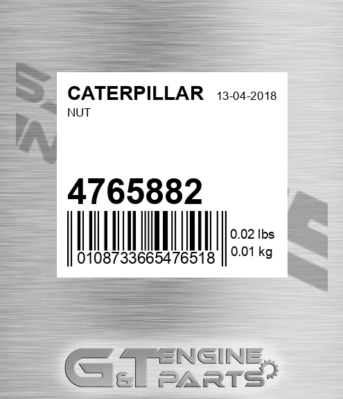 476-5882 Nut for CATERPILLAR