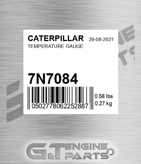 7N-7084 Temperature Gauge for CATERPILLAR