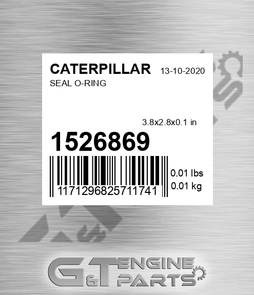 152-6869 Seal O-ring for CATERPILLAR