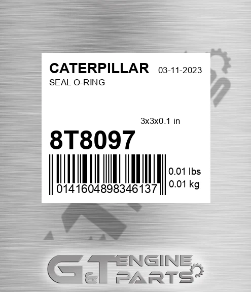 8T-8097 Seal O-ring