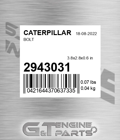 2943031 Bolt