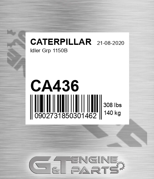 CA436 Idler Grp 1150b