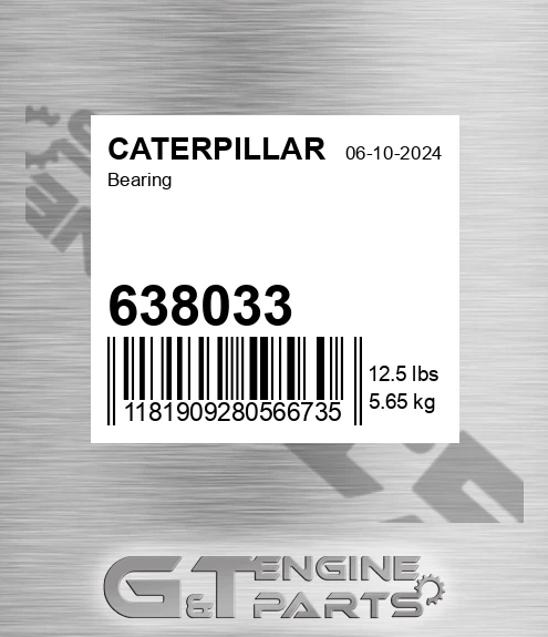 638033 Bearing for CATERPILLAR