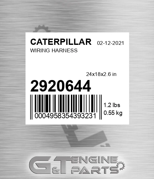 292-0644 Wiring Harness for CATERPILLAR