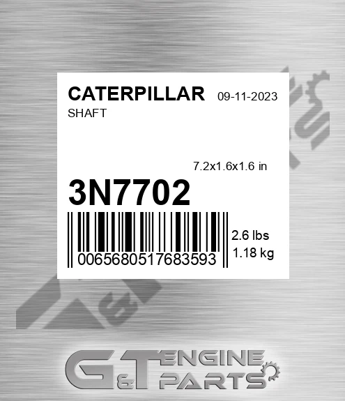 3N7702 Shaft