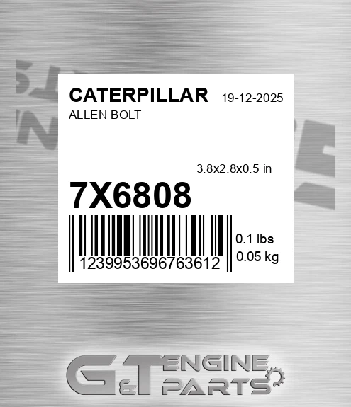 7X-6808 Allen Bolt for CATERPILLAR