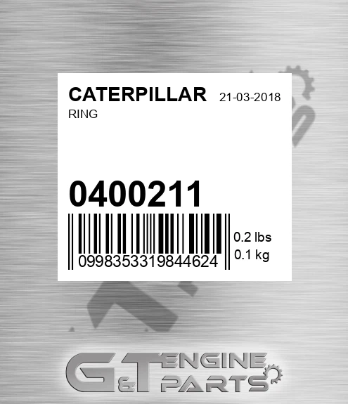0400211 CATERPILLAR Ring