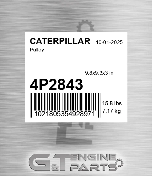 4P2843 Pulley