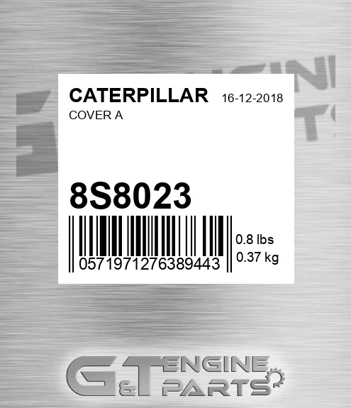 8S8023 CATERPILLAR Cover A