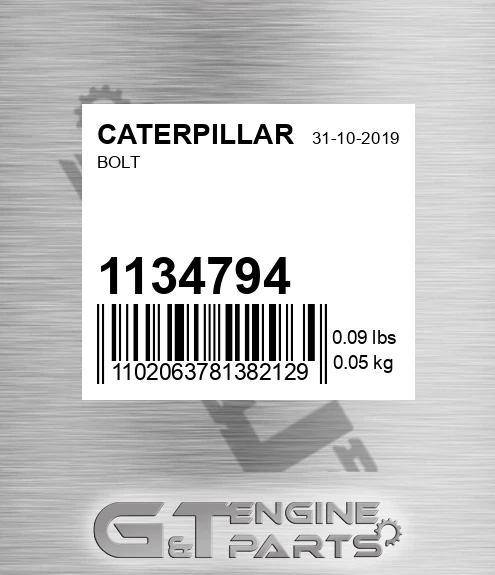 113-4794 Bolt for CATERPILLAR