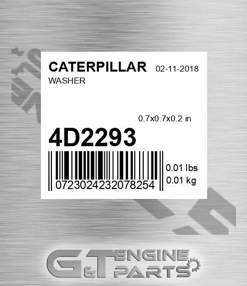 4D2293 Washer
