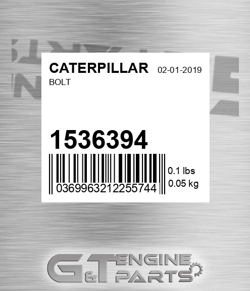 153-6394 Bolt for CATERPILLAR