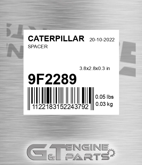 9F2289 Spacer