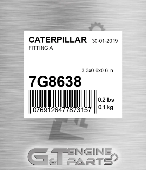 7G8638 Fitting A