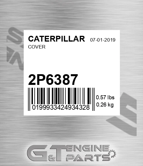 2P-6387 Cover for CATERPILLAR