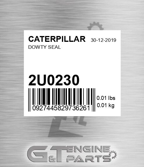 2U-0230 Dowty Seal