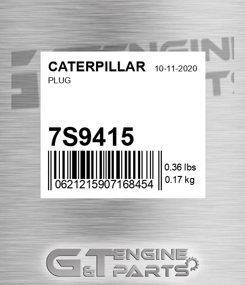 7S-9415 Plug for CATERPILLAR