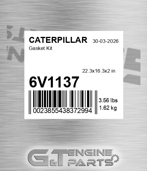 6V1137 Gasket Kit