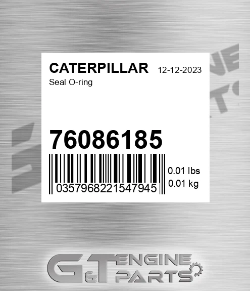 76086185 Seal O-ring