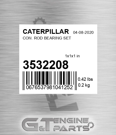 353-2208 Con. Rod Bearing Set