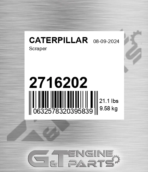 2716202 Scraper for CATERPILLAR