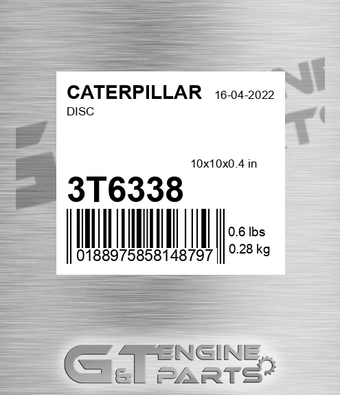 3T-6338 Disc for CATERPILLAR