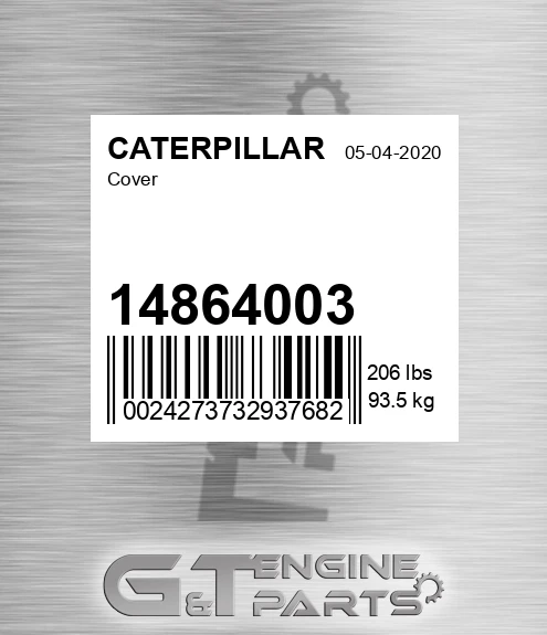 14864003 Cover for CATERPILLAR