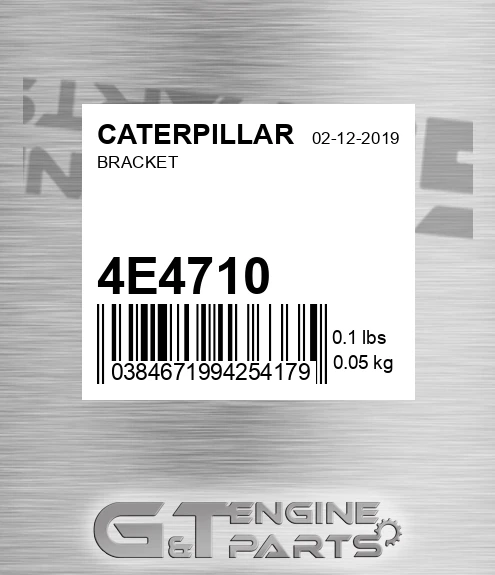 4E4710 CATERPILLAR Bracket