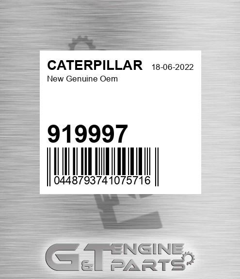 919997 New Genuine Oem