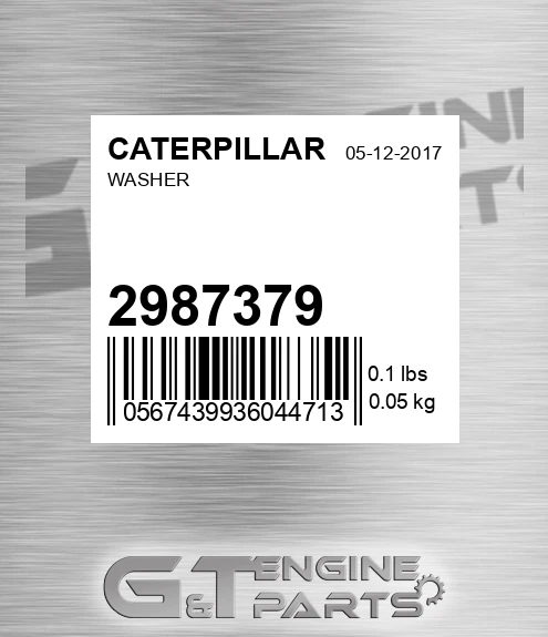 298-7379 Washer for CATERPILLAR